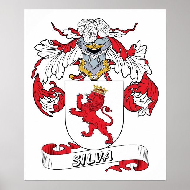Poster Silva Family Crest (Devant)