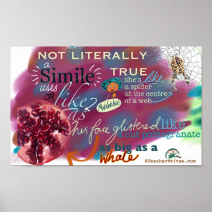 Poster Simile KS2 et KS3 classe de littérature anglaise