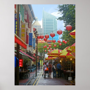 Poster Singapour - Ancien et Nouveau