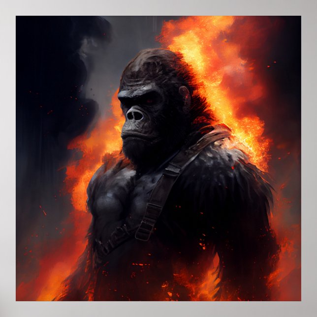 Poster singe (Devant)