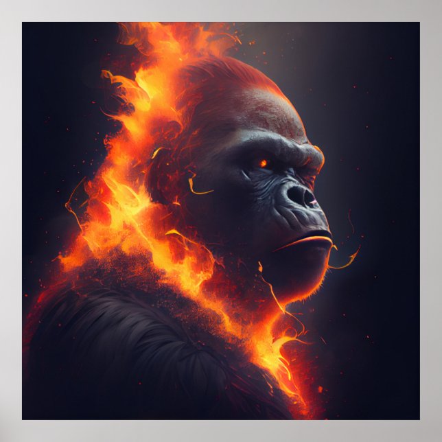 Poster singe (Devant)