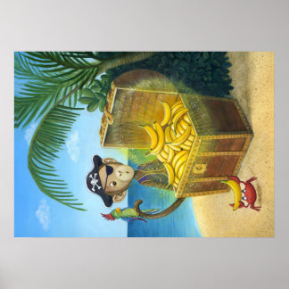 Poster Singe pirate