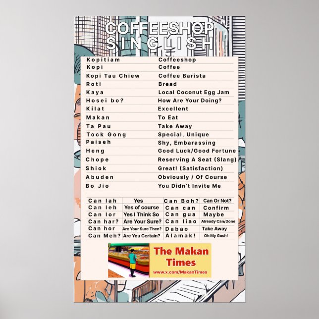 Poster Singlish (Devant)