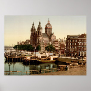 Poster Sint Nicolaaskerk Amsterdam