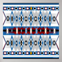 Poster sioux amérindien