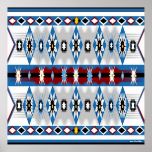 Poster sioux amérindien