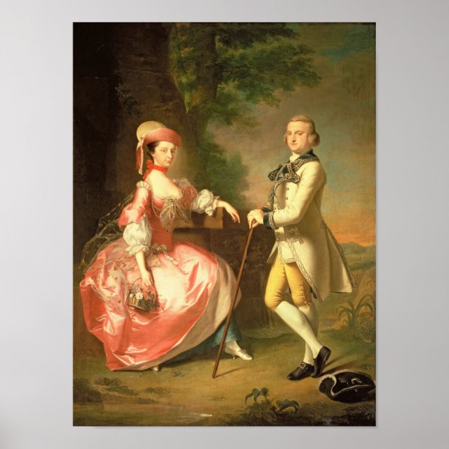 Poster Sir John Pole, 5e Baronet (Devant)