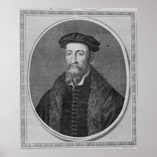 Poster Sir Thomas Smyth, gravé par John Goldar, 1785 (Devant)