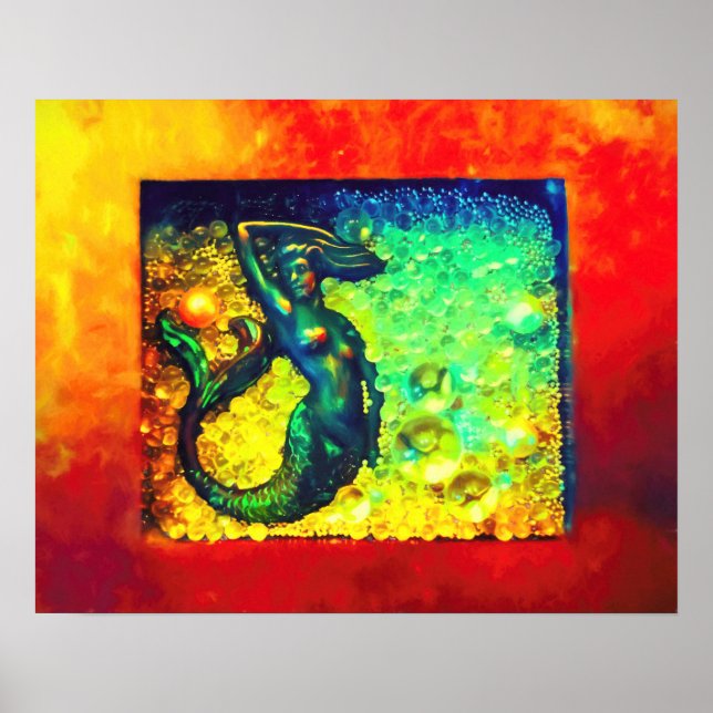 Poster Sirène Dans Une Boîte (Devant)