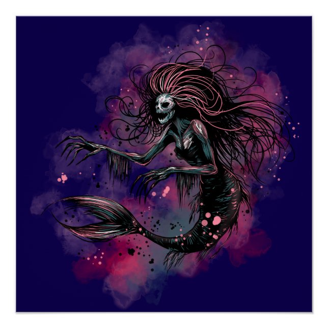Poster Sirène de haute mer (Devant)