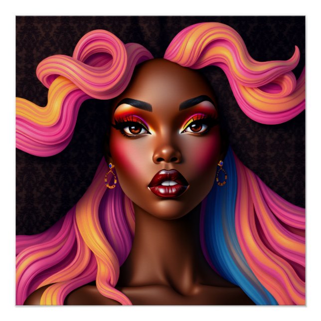 Poster Sista friends sisters sistas black girl magic sis  (Devant)