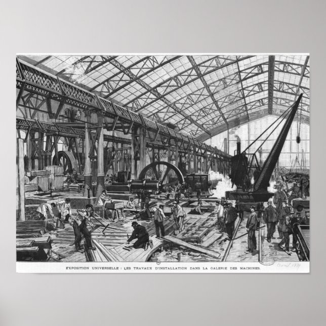 Poster Site de la Galerie des Machines (Devant)