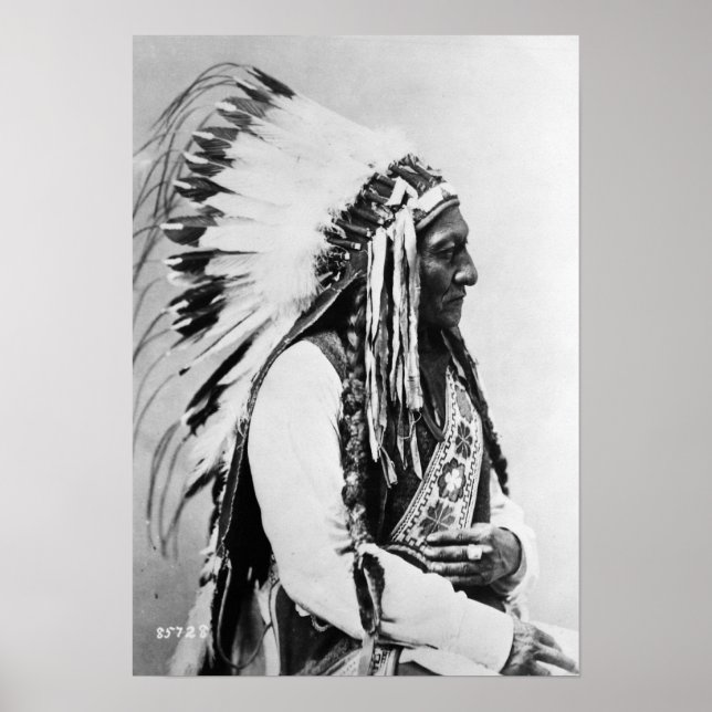 Poster Sitting Bull, un Sioux de Hunkpapa (Devant)