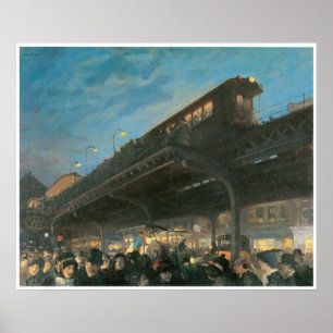 Poster Six O'Clock, c.1912 John Sloan