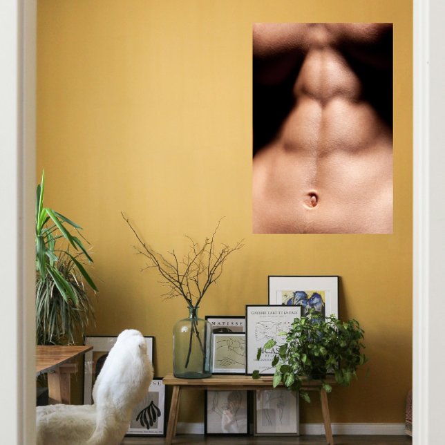 Poster six pack Musclescape Hot Guy (Créateur téléchargé)