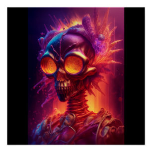 Poster Skeleto Zombie