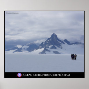 Poster Ski vers le roi de glacier en Alaska