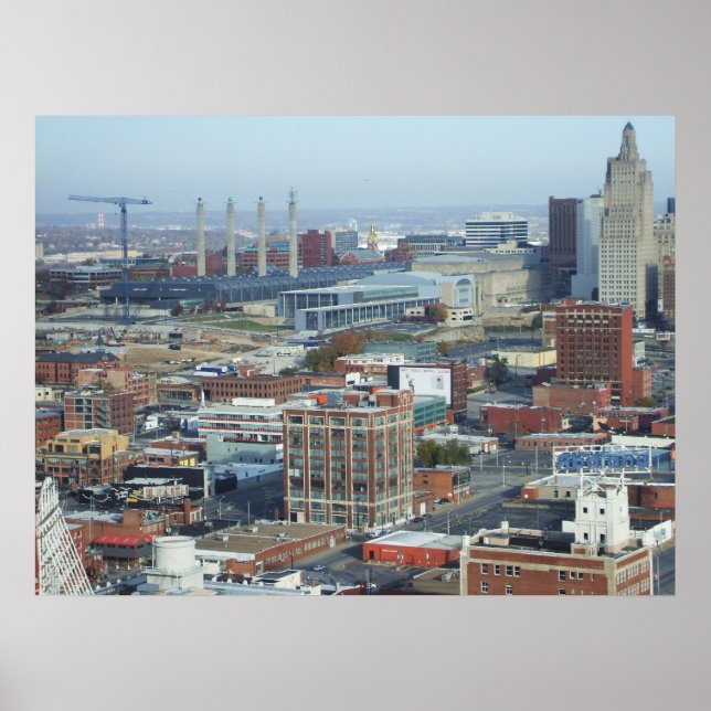 Poster Skyline de Kansas City (Devant)