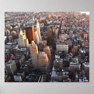 POSTER SKYLINE DE NEW YORK CITY"