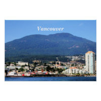skyline de Vancouver, étiqueté,