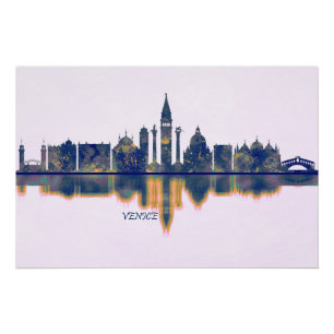 Poster Skyline de Venise