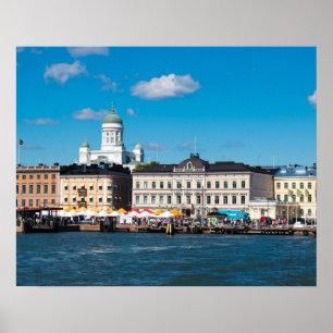 Poster Skyline Helsinki