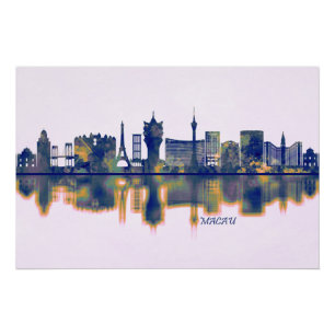 Poster Skyline Macau