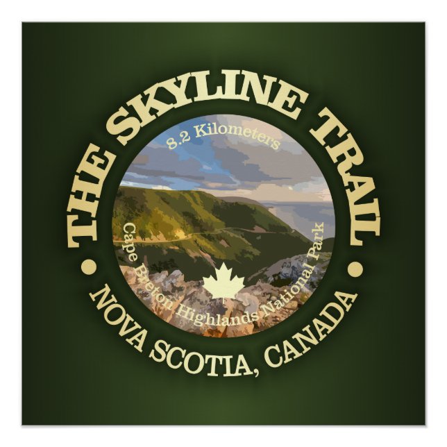 Poster Skyline Trail (Nouvelle-Écosse) (Devant)