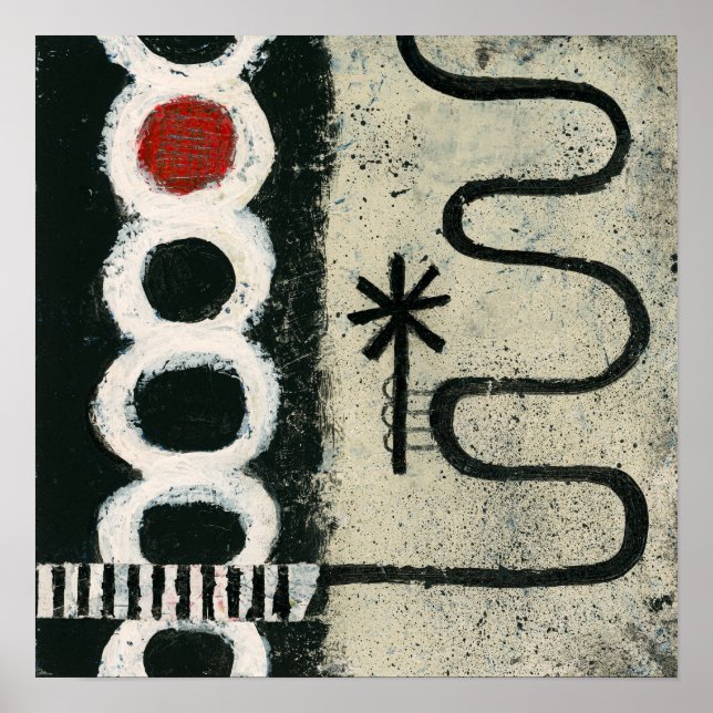 Poster Slalom Art mur (Devant)