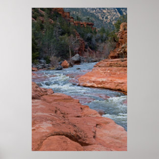 Poster Slide Rock in Sedona, AZ 3590