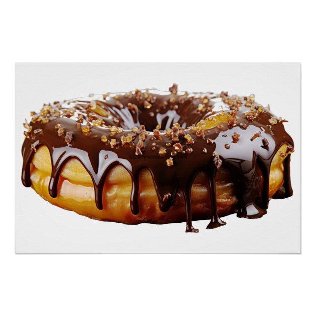 Poster SlipperyJoe's décadent beignet couvert d'épais bri (Devant)