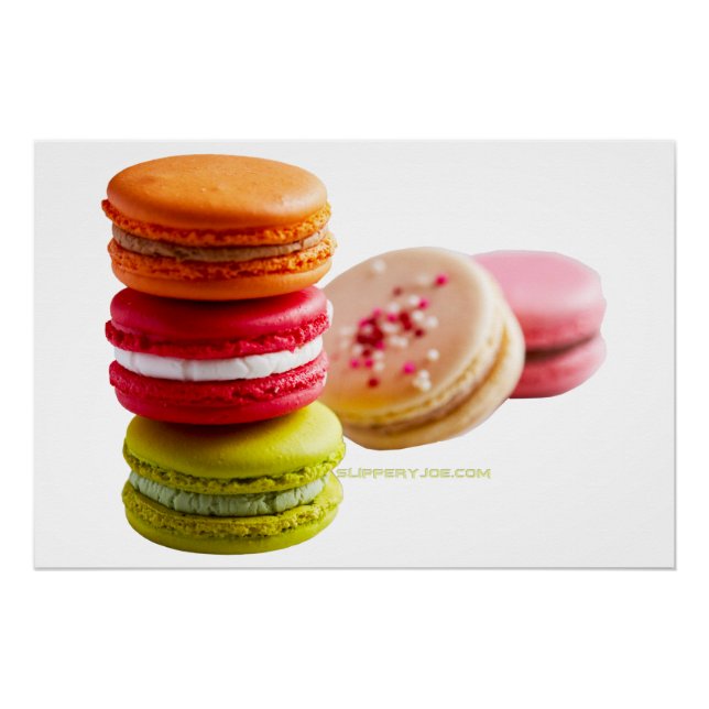 Poster SlipperyJoe's Macaroon cookies (Devant)