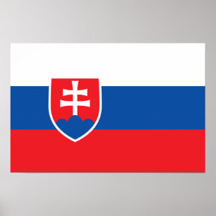 Poster Slovakia – Slovak Flag
