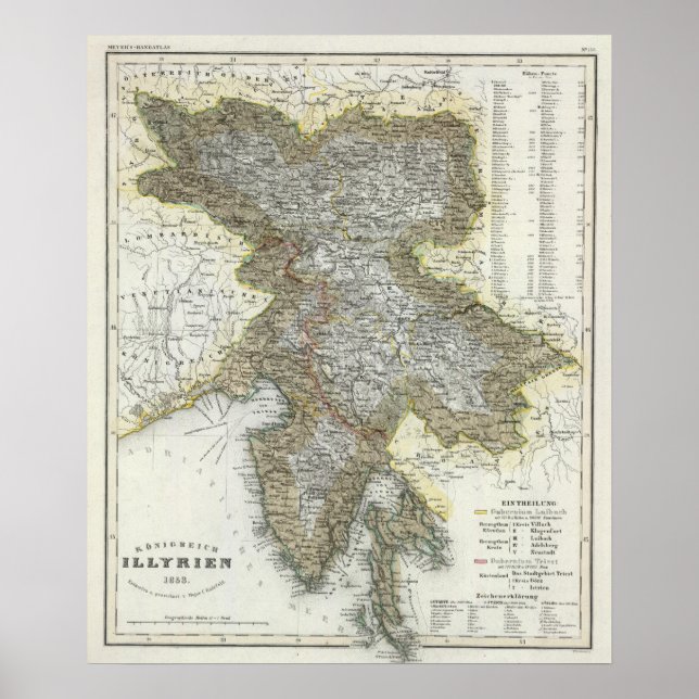 Poster Slovenia, Croatia (Devant)