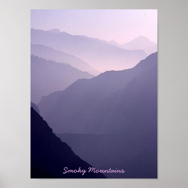 Poster Smoky Mountain Haze (Devant)