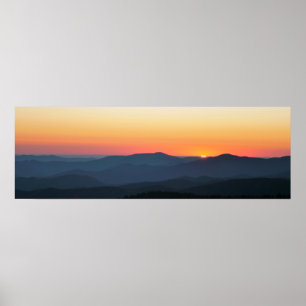 Poster Smoky Mountain Sunset