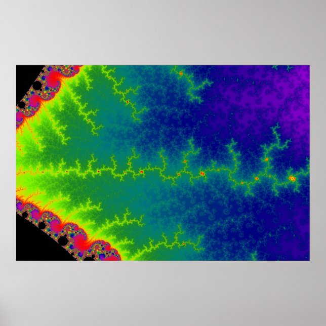 Poster Smooth Zigzag (Devant)