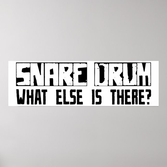 Poster Snare Drum Qu'Y A-T-Il D'Autre ? (Devant)