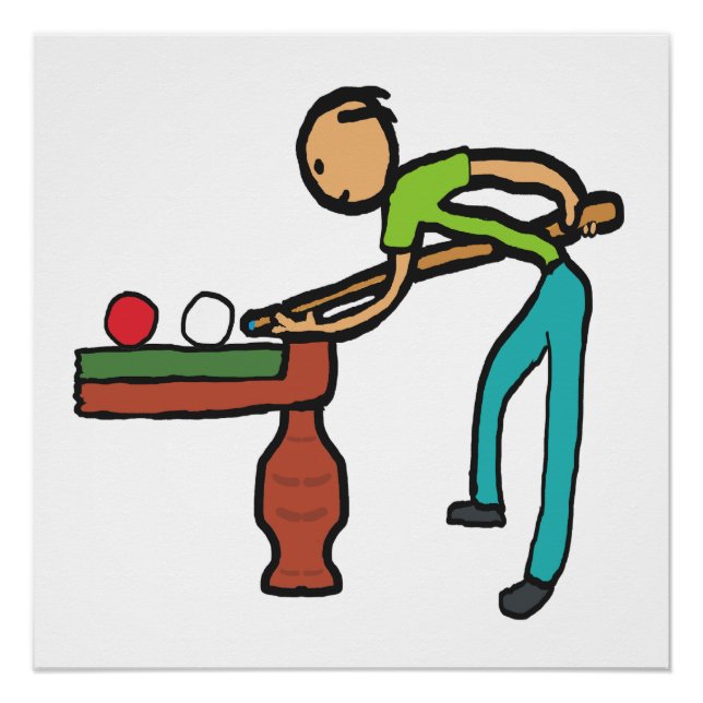 Poster Snooker (Devant)