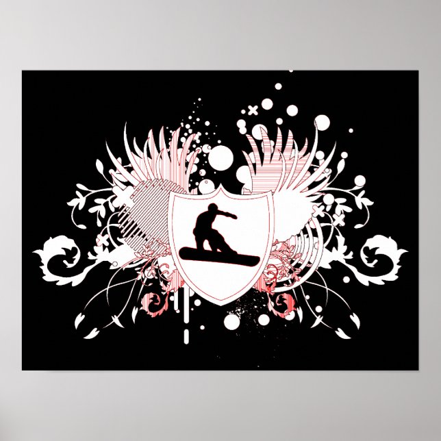 Poster snowboard hi-fi (Devant)