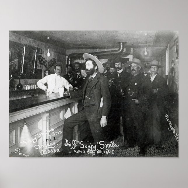 Poster Soapy Smith's Saloon Bar (Devant)
