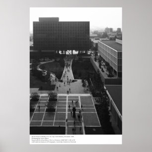 Poster Social Sciences Building, UCLA, 1966
