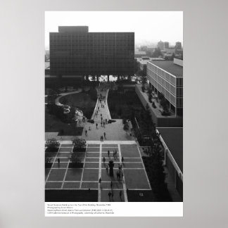 Poster Social Sciences Building, UCLA, 1966