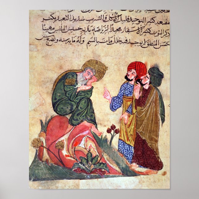 Poster Socrates  and his Students (Devant)