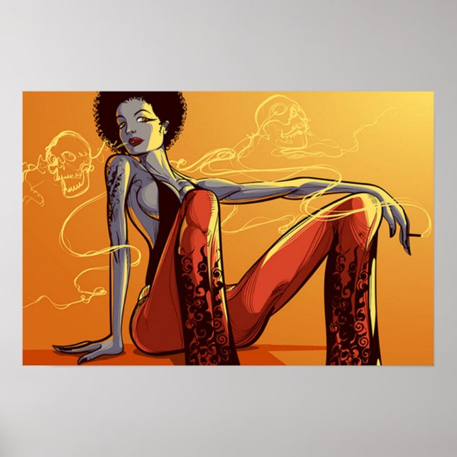 Poster Soeur à âme fumante (Devant)