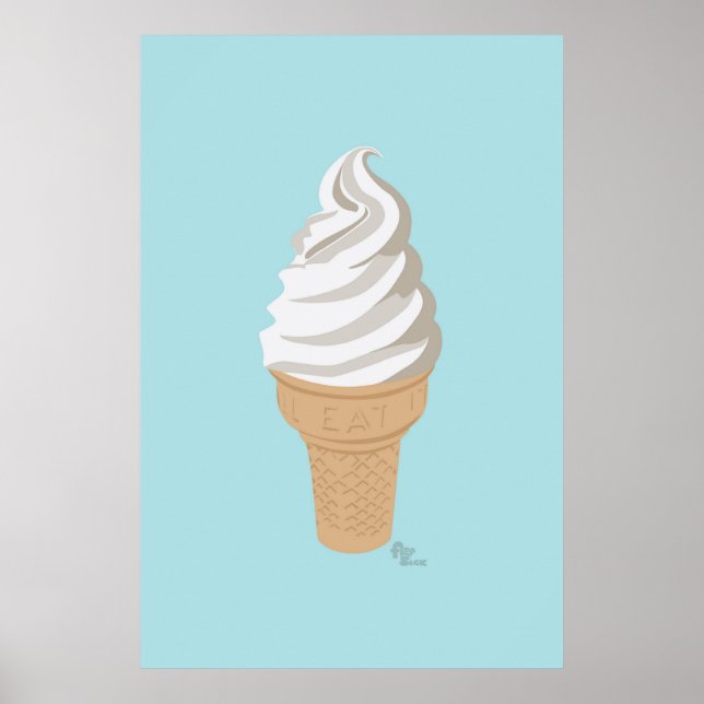 Poster Softy Cone (Devant)