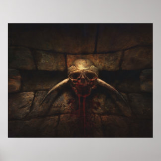 Poster Soif de sang - Dungeon empreinte d'horreur