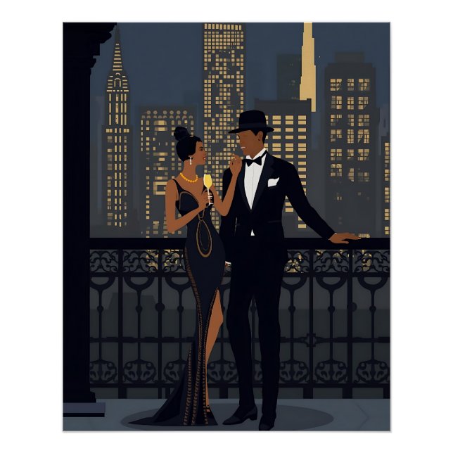 Poster Soirée en ville (Devant)