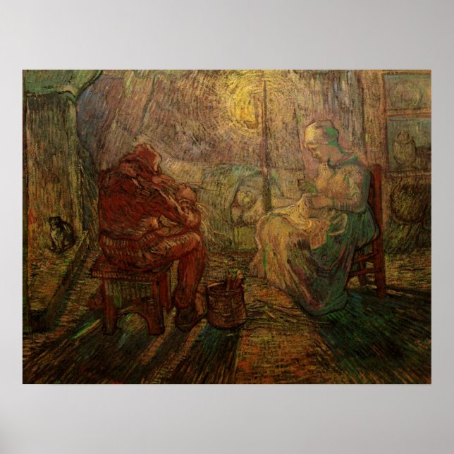 Poster Soirée - La Veillée de Vincent van Gogh (Devant)