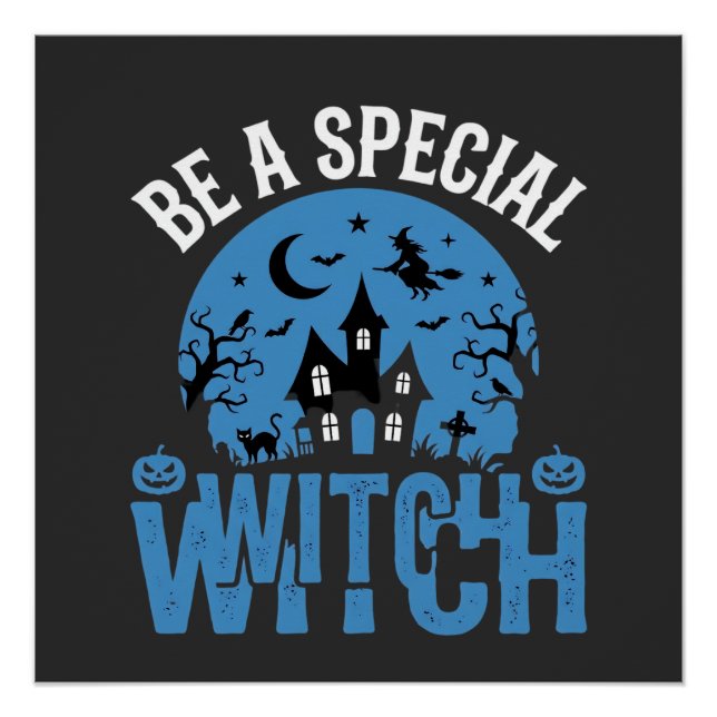 Poster Sois un design de sorcière spéciale Halloween_1 (Devant)